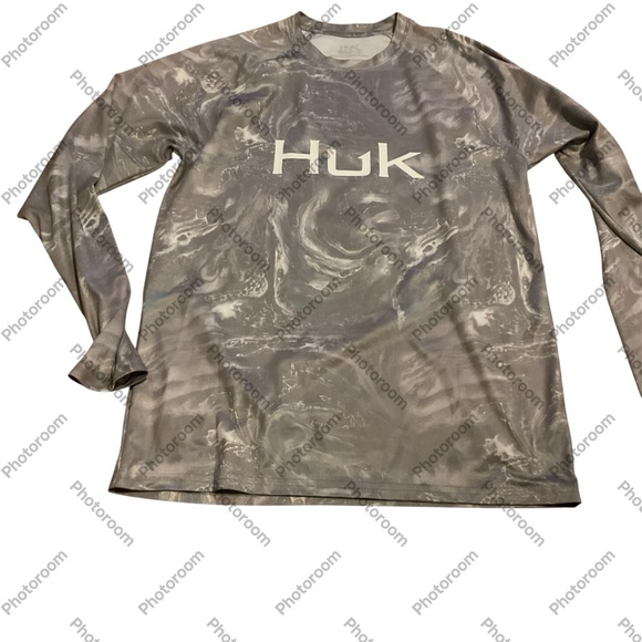 Huk‎ performace outdoor fishing base layer Long Sleeve Shirt - Picture 1 of 1
